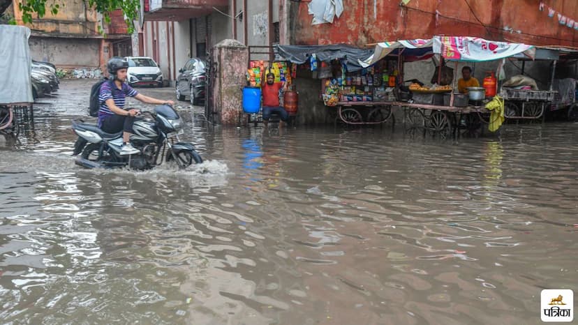 These areas are drenched due to heavy rains, yellow alert issued for these districts today, record rains in Jaipur