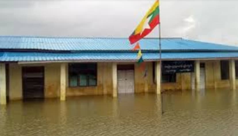 School closed due to floods