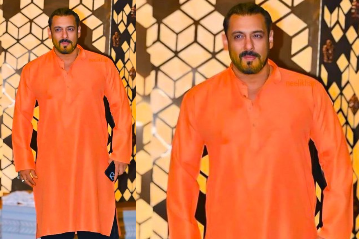  salman khan in Anant ambani Radhika Merchant haldi