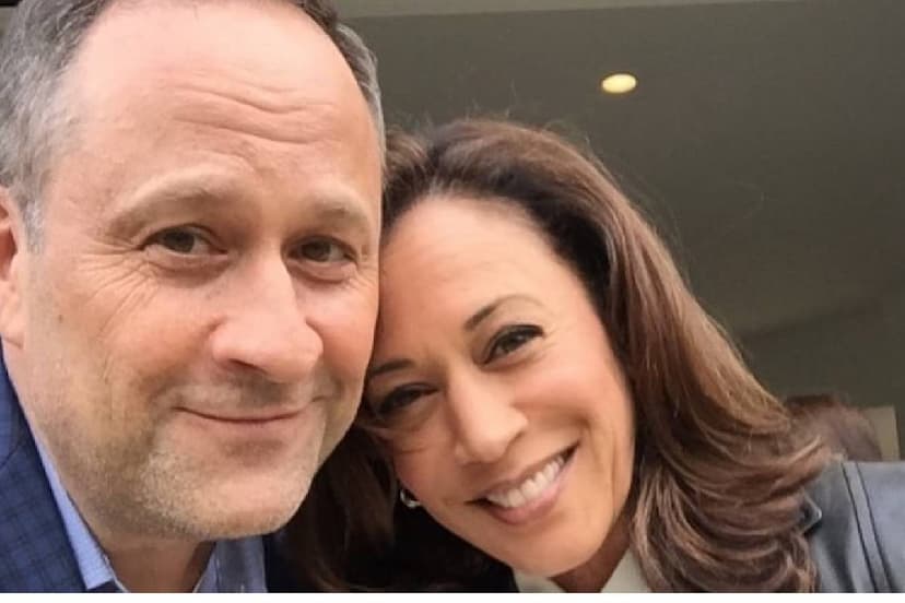 Kamala harris and Douglas Emhoff