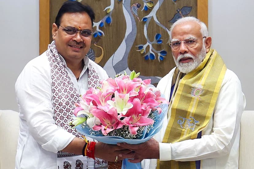 PM Modi-CM Bhajanlal Sharma