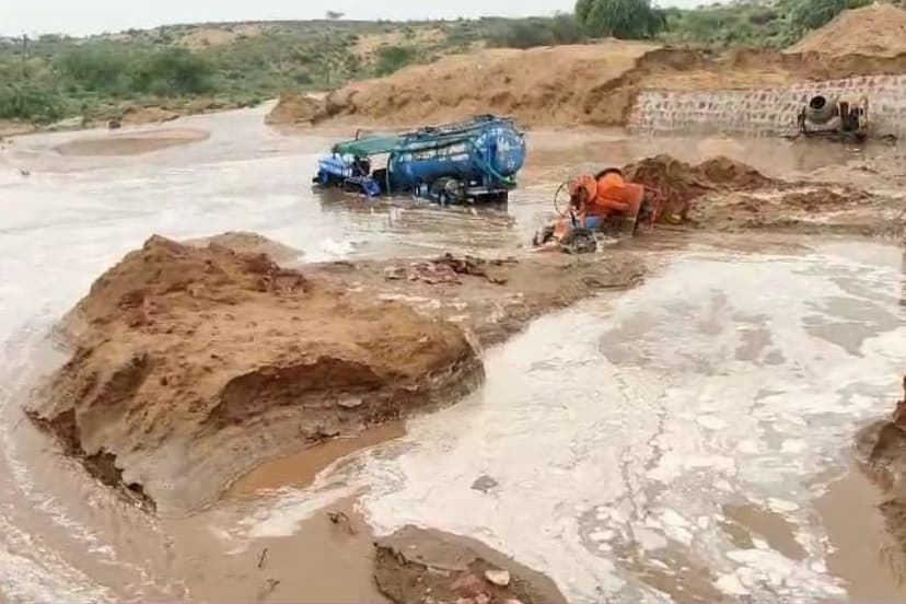 dam broke in Jodhpur