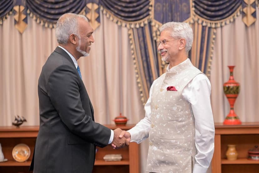 S. Jaishankar meets Mohamed Muizzu