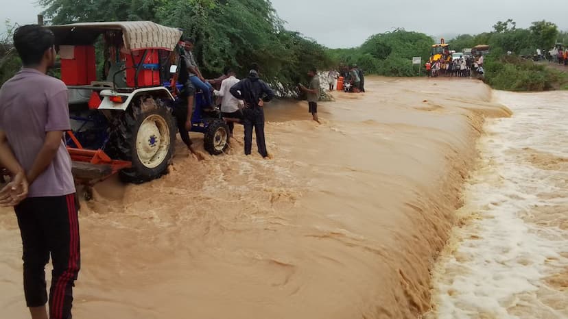 Rain in Sawai Madhopur