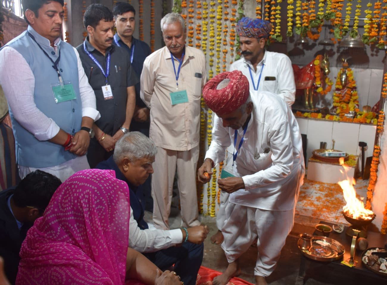 Devotees gathered in Kharnal Tejaji fair, Vice President Dhankhar visited