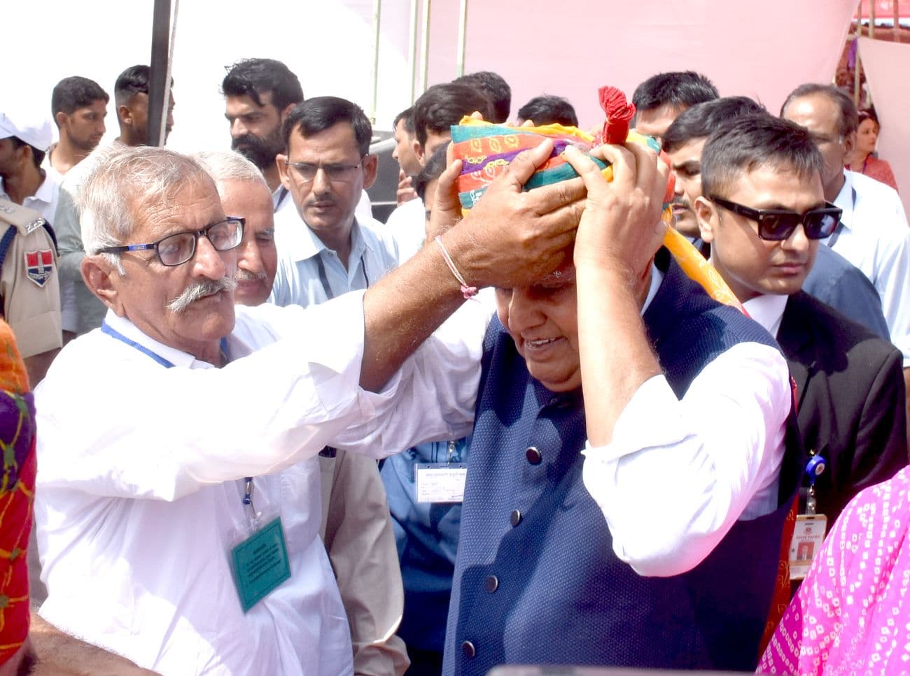 Devotees gathered in Kharnal Tejaji fair, Vice President Dhankhar visited