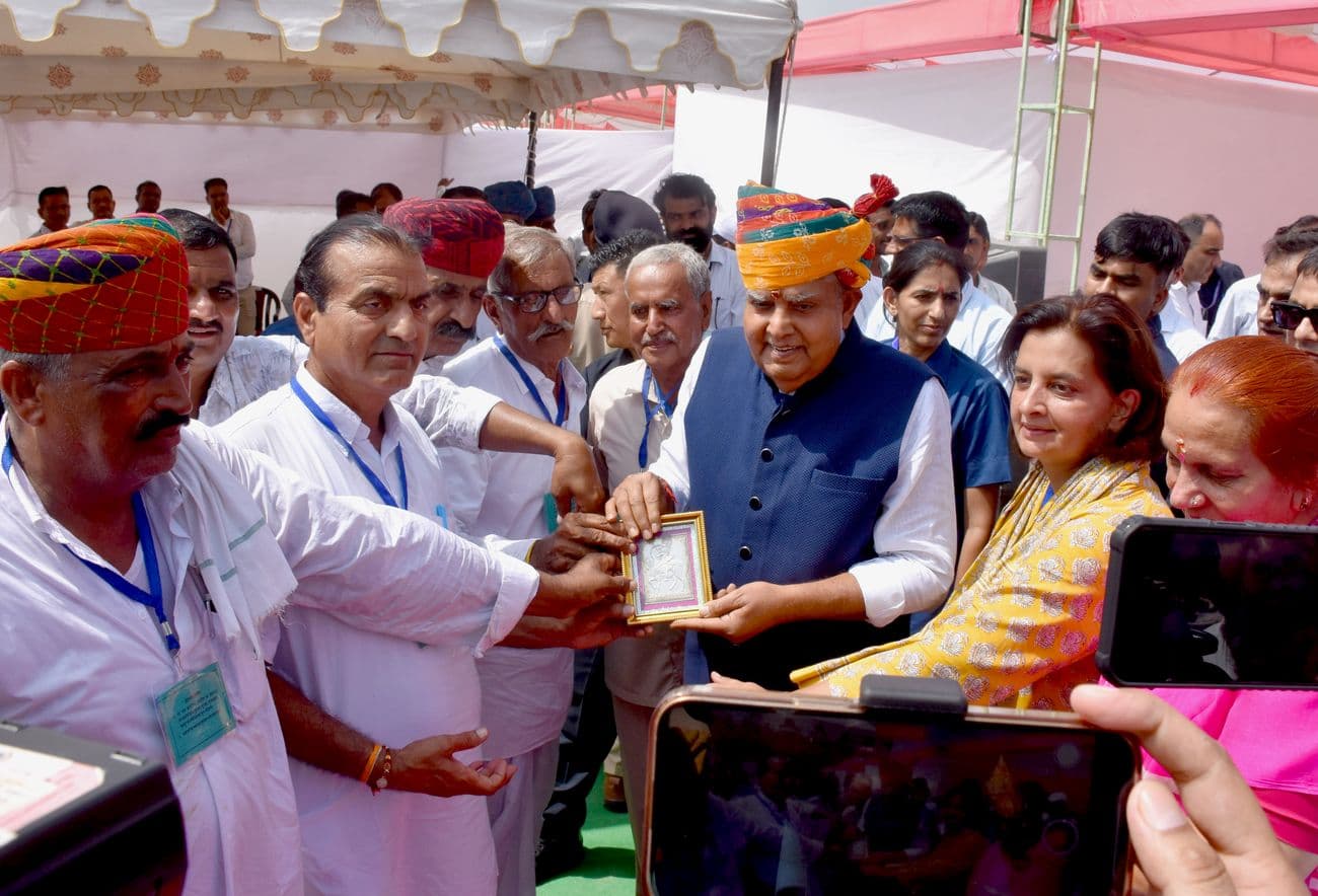 Devotees gathered in Kharnal Tejaji fair, Vice President Dhankhar visited