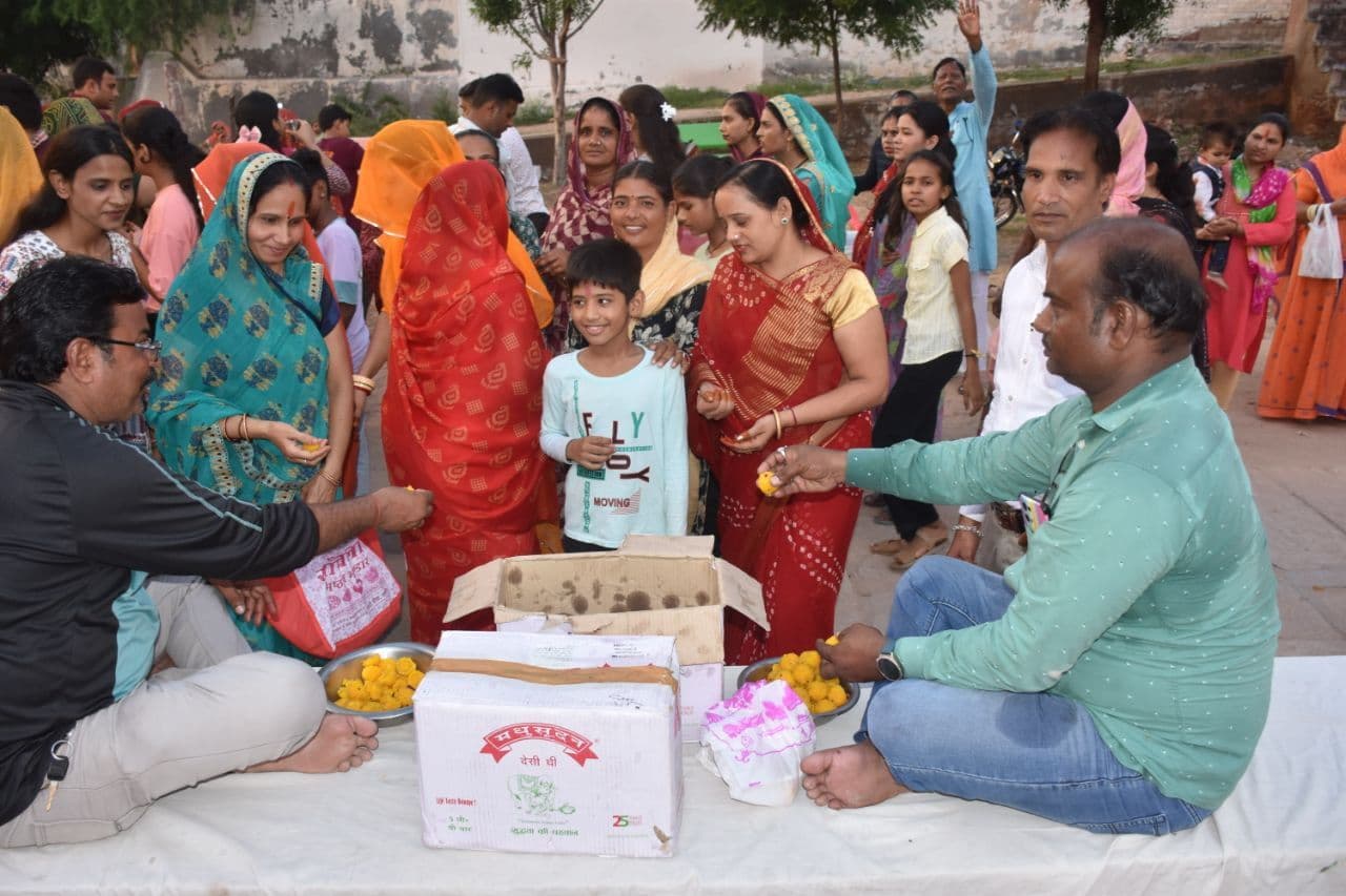 Ganesh Mahotsav begins, events are being organized at various places, Nagaur city echoes with the cheers of Ganpati.