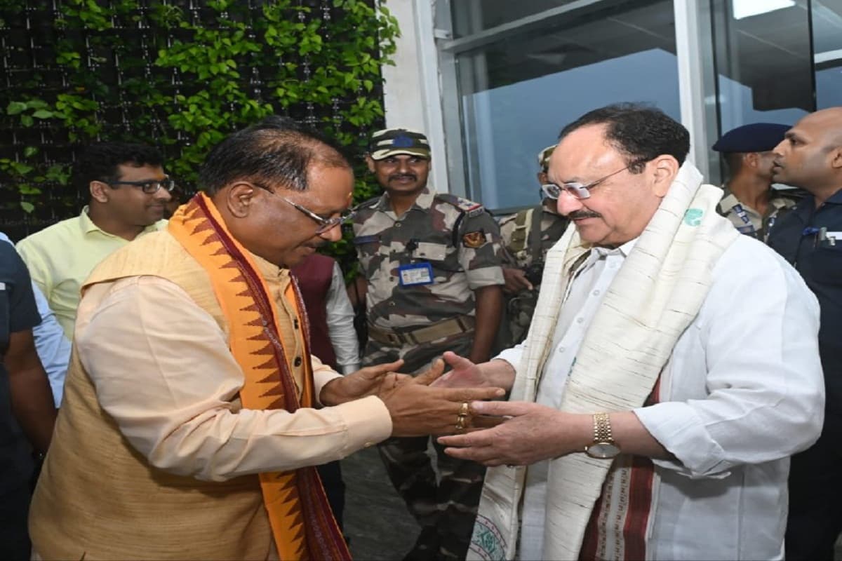 JP Nadda CG Visit