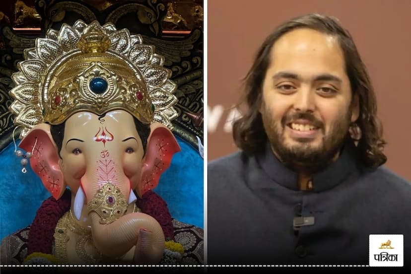 Anant Ambani donates 20 kg gold crown worth Rs 15 crore to Lalbaugcha Raja