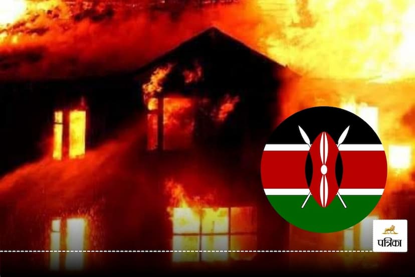 Massive fire breaks out in Kenya school hostel 17 students dead 14 injured