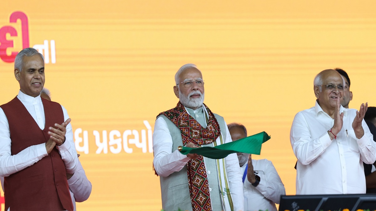 PM Modi at GMDC