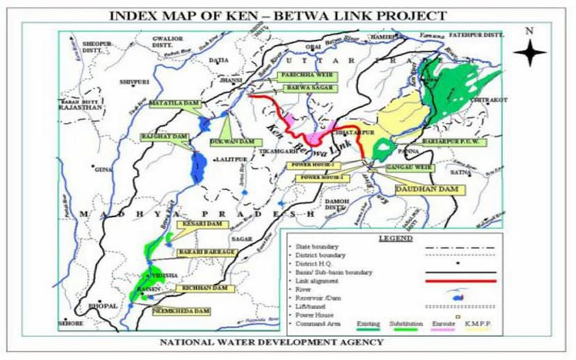 ken betwa link map