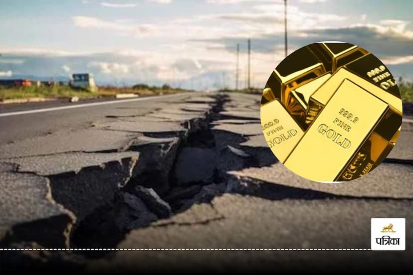 earthquake formed gold in depths of earth due to its electricity