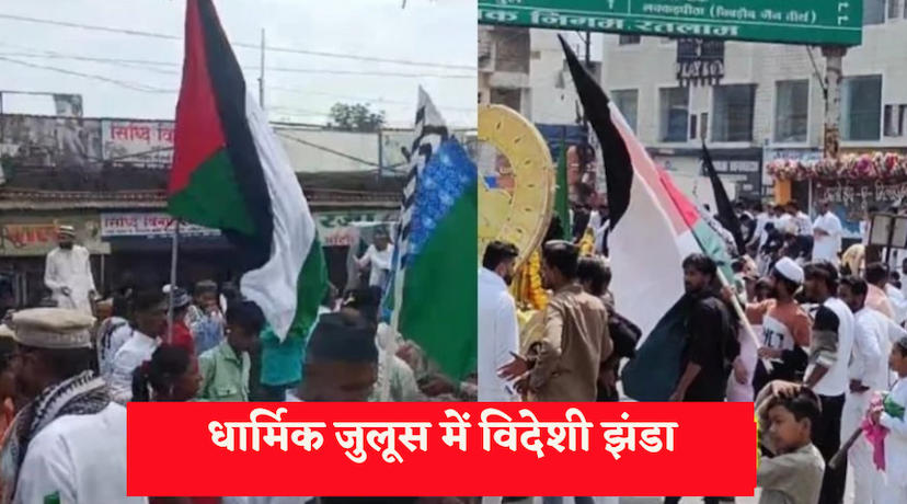 Palestine flags waved in mp