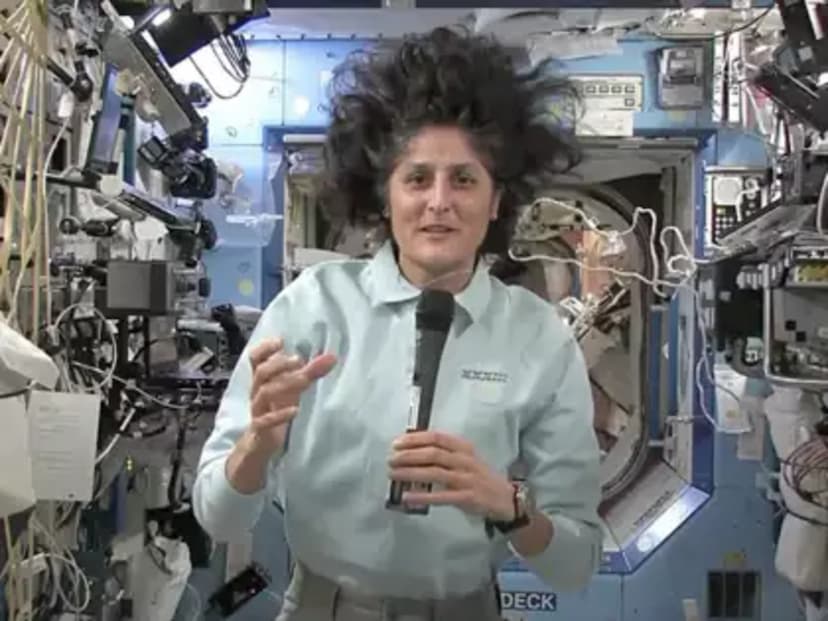 Sunita Williams in space