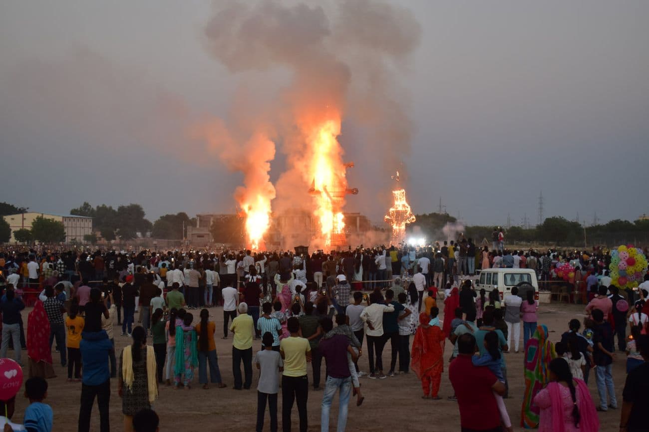 Victory of religion...Ego burnt to ashes, Ramji started cheering.