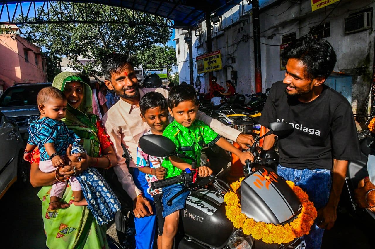 New vehicle at moti dungri Ganesh temple 