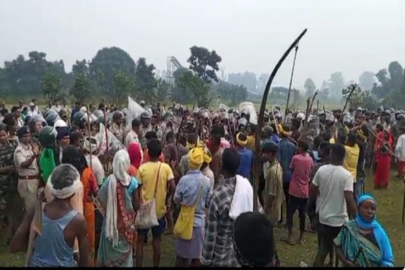 Clash between police and villagers