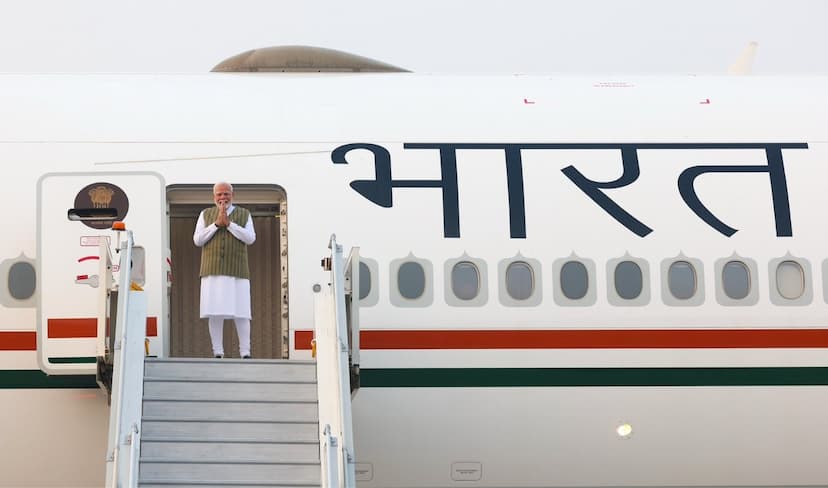 PM Narendra Modi departs for Russia