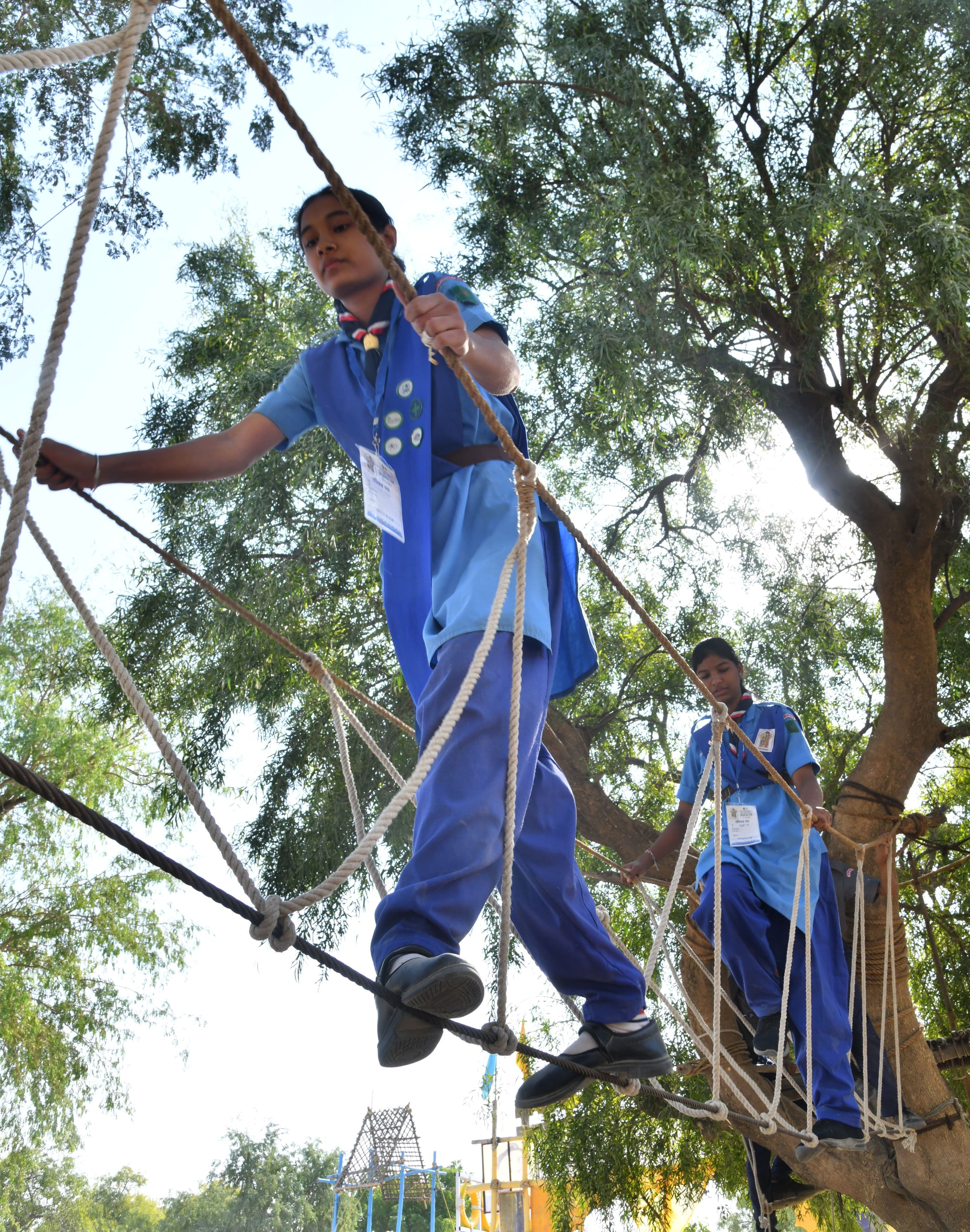 Scout Guide Competition: Showed strength in adventurous activities