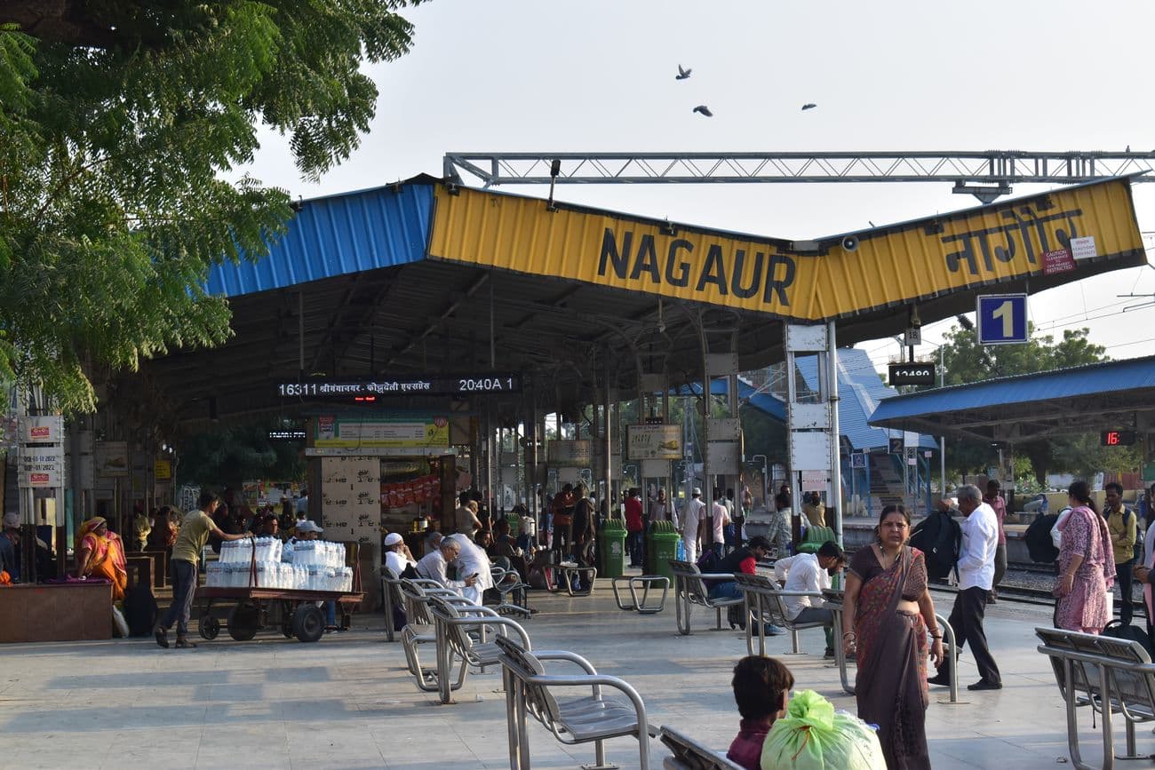 Instead of 'rejuvenating' Nagaur railway station, it was turned into 'junk'.