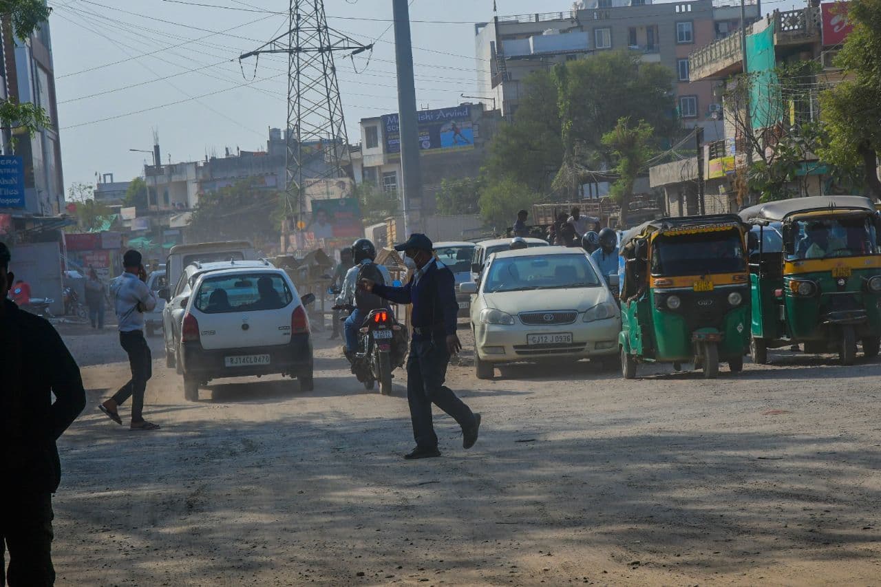 Bad condition of road 