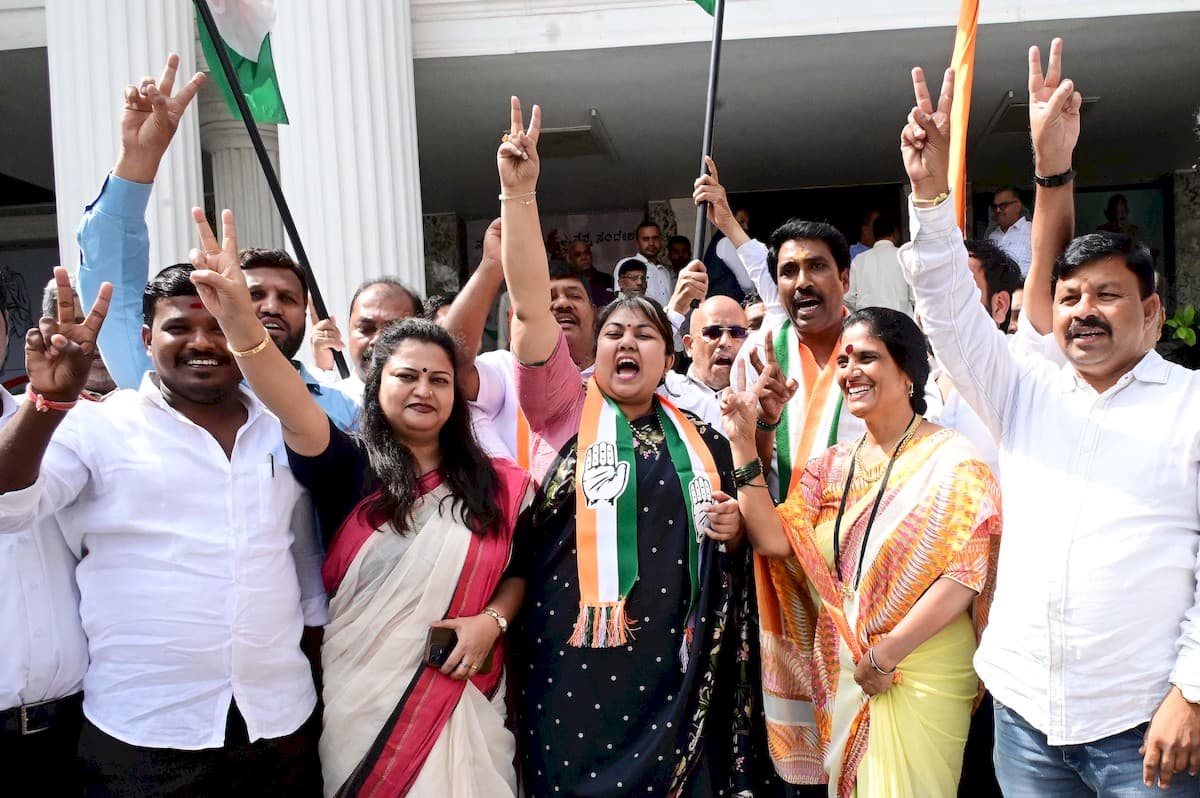 Karnataka Congress by election Victory