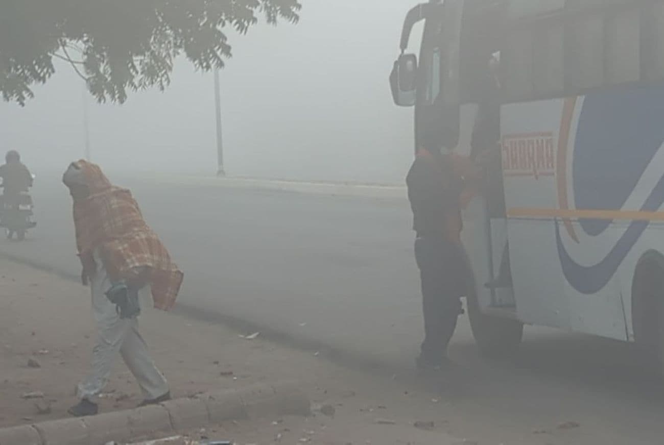 Effect of winter in Nagaur: Fog remained till 11 am, mercury @ 6.7