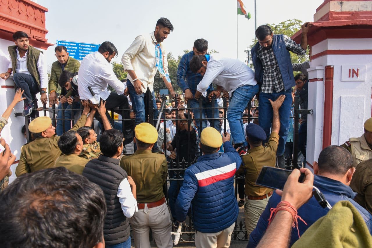 Protest by nsui 