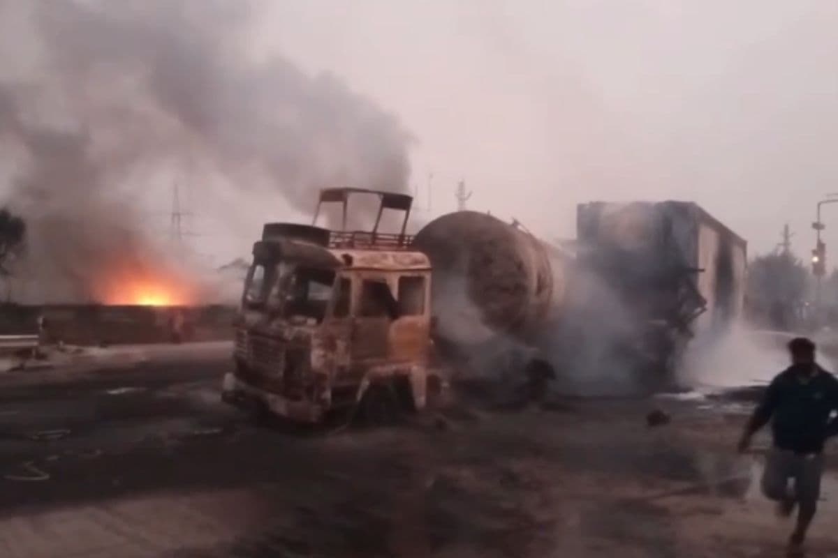 Truck Blast In Jaipur